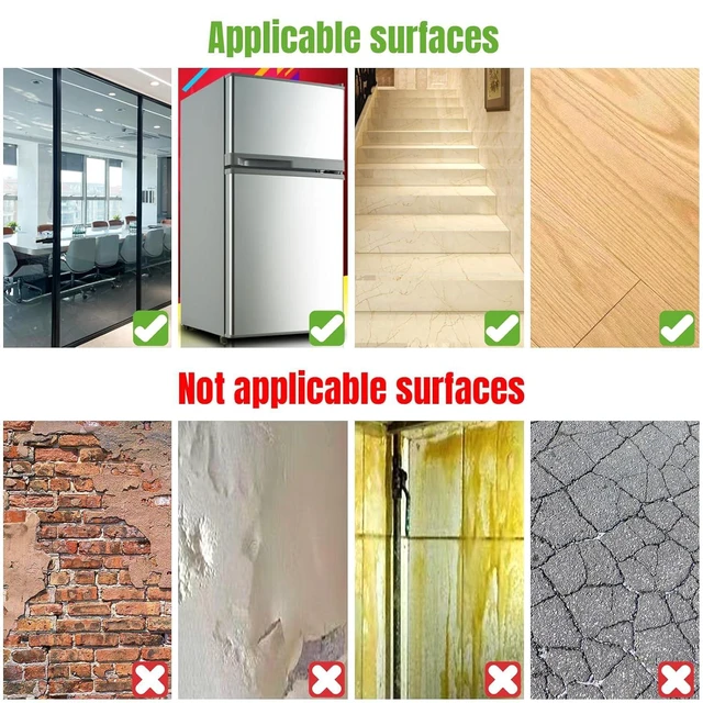 Alt view image 7 of 7 - Double Sided Tape Heavy Duty,Multipurpose Clear Mounting Tape Picture Hanging Adhesive Strips, 10FT Removable Strong Sticky Strips Carpet Nano Tape Poster Two Sided Tape