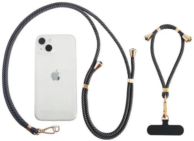 Main image of Adjustable Cell Phone Lanyard Crossbody & Wrist Strap for iPhone | Universal Phone Wristlet for Most Smartphones