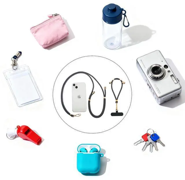 Alt view image 6 of 6 - Adjustable Cell Phone Lanyard Crossbody & Wrist Strap for iPhone | Universal Phone Wristlet for Most Smartphones