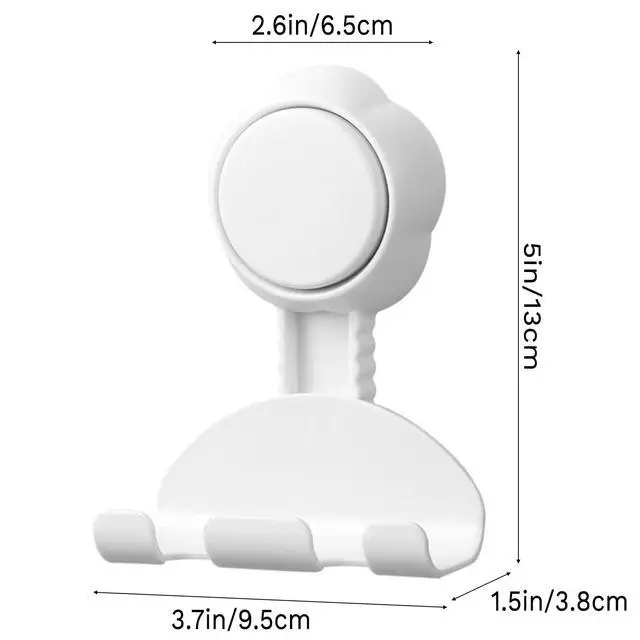 Alt view image 2 of 7 - Shower Hooks for Inside Shower,Shower Razor Holder for Shower Suction Cup