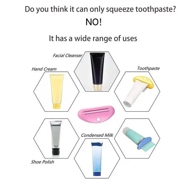 Alt view image 3 of 7 - Toothpaste Squeezer,Tube Squeezer,Toothpaste Tube Squeezer Tool Roller