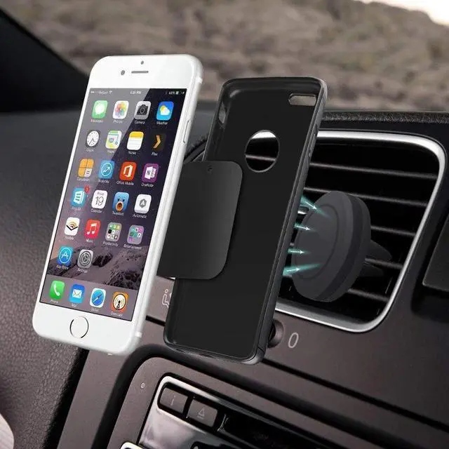 Alt view image 4 of 6 - Mount Metal Plate, Phone Magnet Sticker, Metal Plate for Magnetic Mount 8 Pack