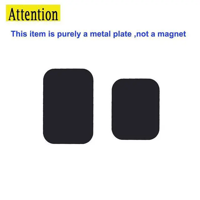 Alt view image 6 of 6 - Mount Metal Plate, Phone Magnet Sticker, Metal Plate for Magnetic Mount 8 Pack