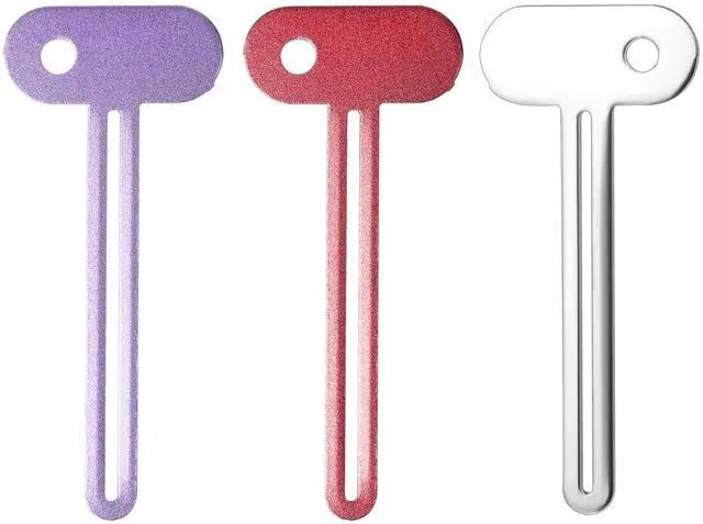 Alt view image 3 of 3 - Toothpaste Squeezer Tube Squeezer Tool Toothpaste Squeezer Roller Metal Tube Squeezer Key Tooth Paste Squeezer Rollers Dispenser Tube Squeezers for Extruding Toothpaste Facial Cleanser Cosmetics