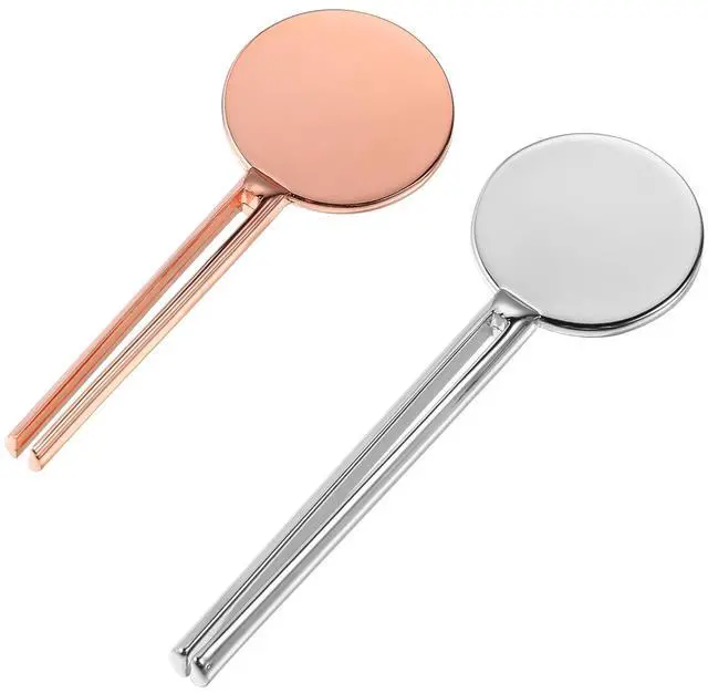 Main image of Toothpaste Squeezer 2 Pcs Metal Tube Squeezers Key L&S Stainless Steel Manual Dispenser Roller Tube Bathroom and Kitchen Gadgets for Maximize Creams Paint Makeup & Beyond - 2 Different Color