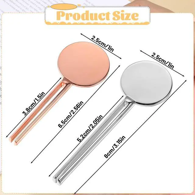 Alt view image 2 of 7 - Toothpaste Squeezer 2 Pcs Metal Tube Squeezers Key L&S Stainless Steel Manual Dispenser Roller Tube Bathroom and Kitchen Gadgets for Maximize Creams Paint Makeup & Beyond - 2 Different Color