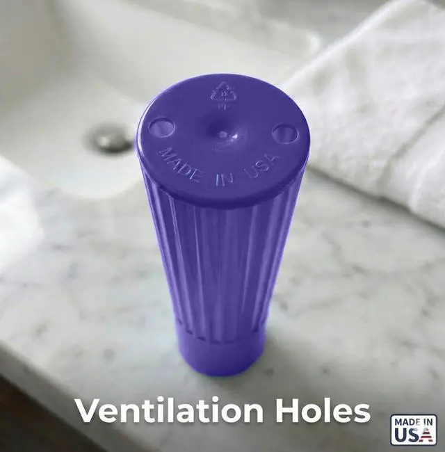 Alt view image 5 of 7 - American Comb Toothbrush Holder - Purple, Made in USA, with Ventilation Holes, for Toothbrush Covers, Toothbrush Holder, Toothbrush Soft, Durable Design, Hygienic Bathroom Accessory