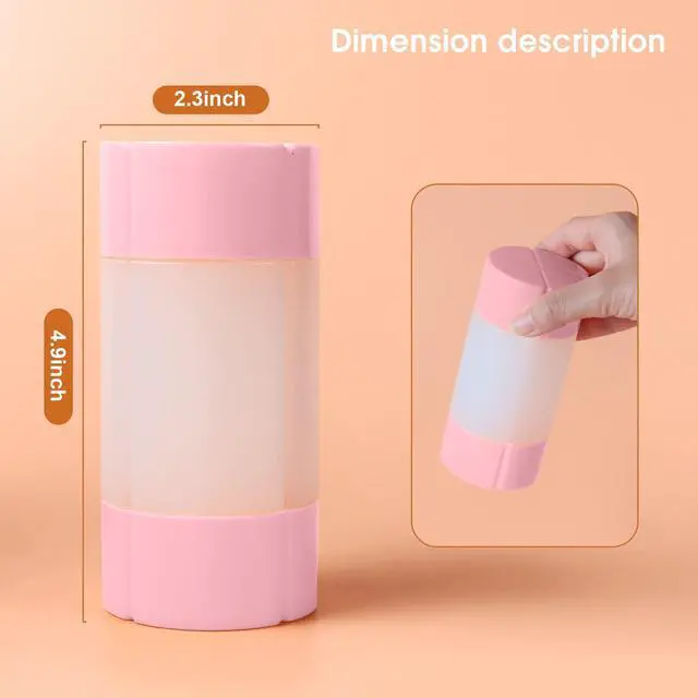 Alt view image 4 of 6 - Travel Bottle, TSA Approved 4-in-1 Leak-Proof Bottle, 4 * 60ml/2oz, with 2 Pre-Printed Labels for Travel Gym Camping, Carry-on Travel Size Toiletries Shampoo Lotion Bottle for Women Men (Pink)