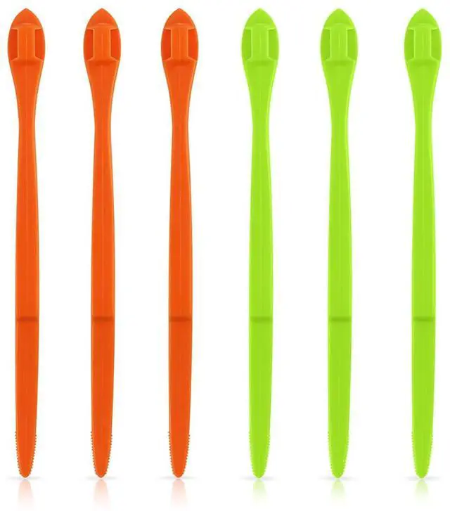 Main image of 6 Pack Orange Peeler Tool Citrus Fruit Opener Kitchen Cutter Plastic Orange Peelers Tools Lemon Citrus Remover Easy Open Citrus Peel Cutter Vegetable Slicer Kitchen Accessories (Orange + Green)