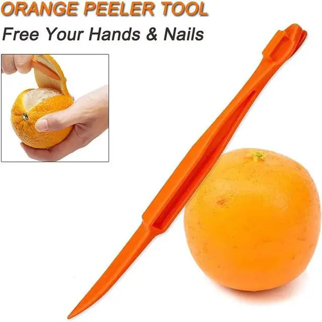 Alt view image 2 of 7 - Orange Citrus Peelers Citrus Lemon Citrus Peel Cutter Plastic Easy Slicer Cutter Peeler Remover Opener Kitchen Accessories Knife Cooking Tool Kitchen Gadgets (Set A)