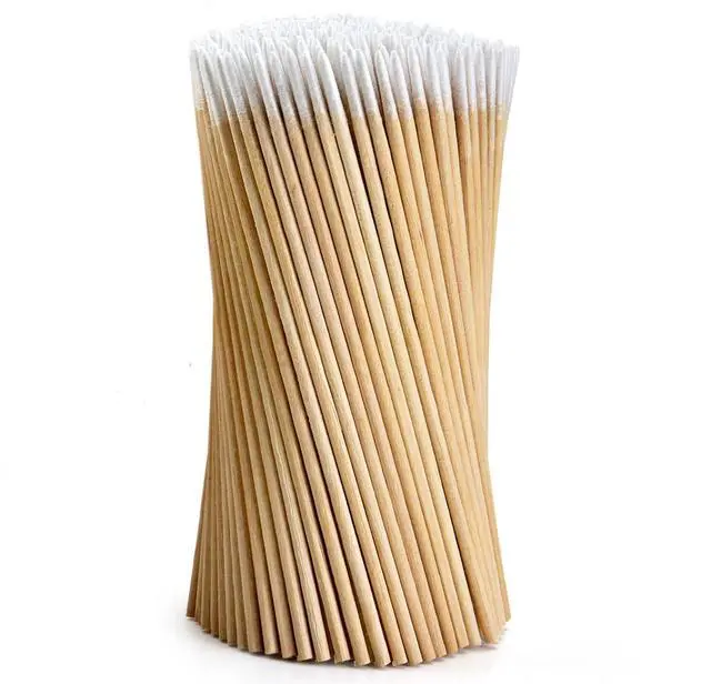 Main image of 200 Pointed Cotton Swabs Precision Tips for Makeup & Cleaning | Pointed Cotton Swabs with Wooden Sticks Deliver Precise Makeup Touch-ups, Cleaning, and Detailed Craft Work