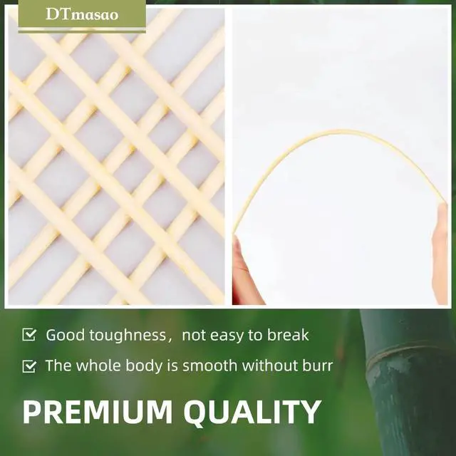 Alt view image 5 of 7 - 200PCS 8 inch Bamboo Skewers for wooden sticks BBQAppetiserFruitCocktailKabobChocolate FountainGrillingKitchencrafting and Party. =3mm, More Size Choices 6"/8"/10"/12"/36"