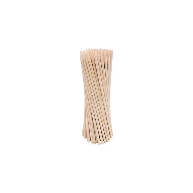 Alt view image 6 of 7 - KTOJOY 6" Natural Bamboo Wooden Skewers the diameter is 4mm (100 PCS) for BBQ, FruitCocktailKabobChocolate FountainAppetiser,GrillingKitchencrafting and Party