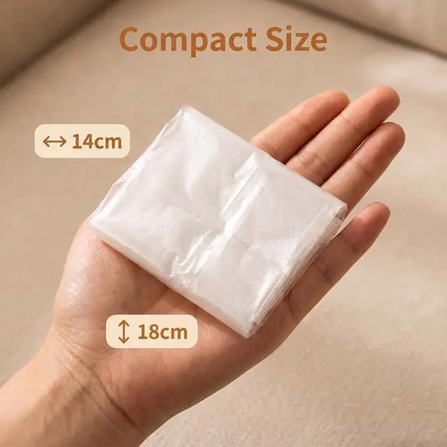 Alt view image 2 of 7 - 10 PCS Disposable Toilet Seat Covers, Waterproof Portable Toilet Seat Pads, Individually Wrapped Soft Breathable Sanitary Cushion for Travel, Hotel, Camping,Public Restroom, Universal Fit