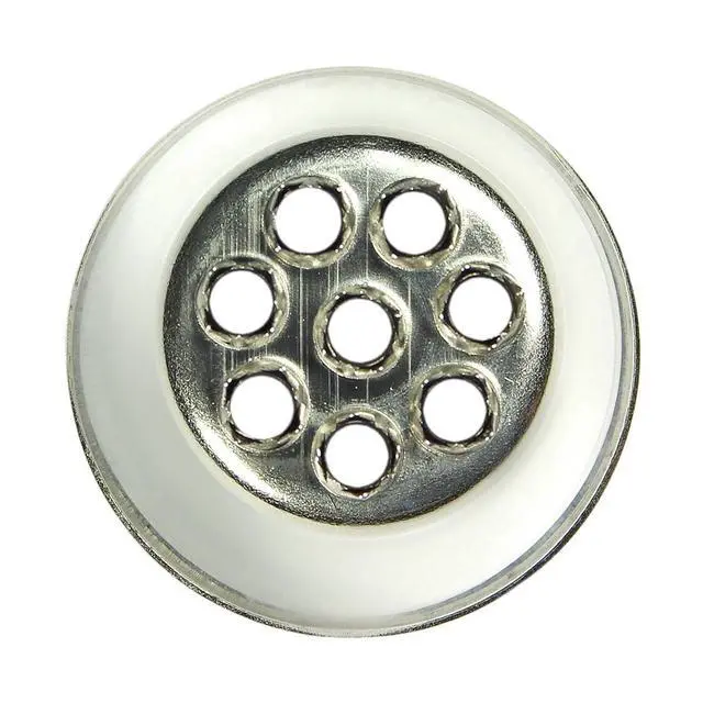 Alt view image 2 of 3 - Large Grass Piping Nozzle Decorating Tip # 234, Standard, Silver