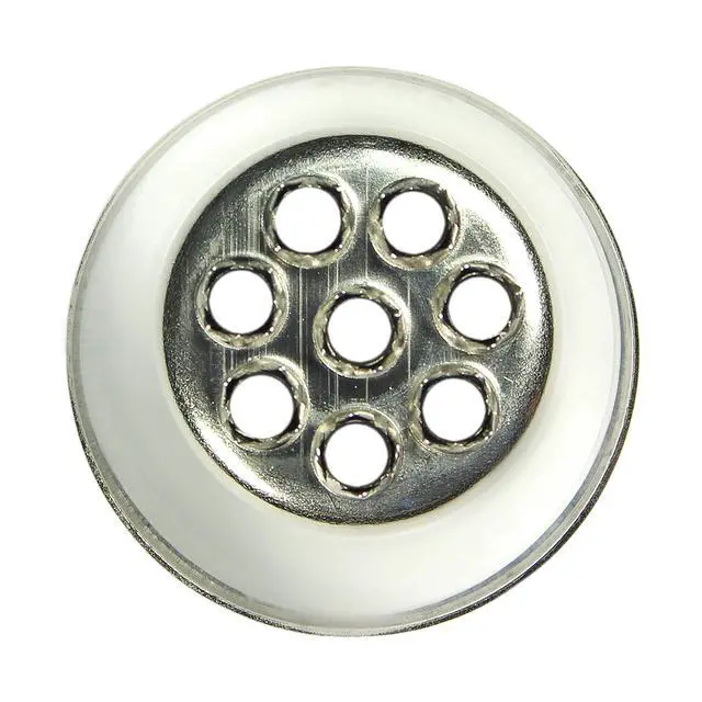 Alt view image 3 of 3 - Large Grass Piping Nozzle Decorating Tip # 234, Standard, Silver