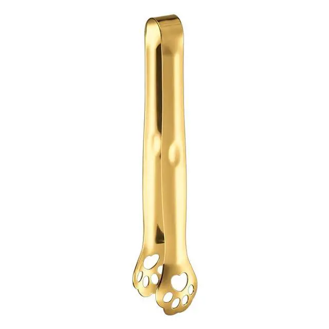 Alt view image 3 of 7 - 2 Pack Small Serving Tongs 6.9 Inch Stainless Steel Mini Appetizer Tongs Cat Paw Small Buffet Tongs for Party Finger Food Cocktail Picks Charcuterie Board Taco Shells Veggie Tray Ice Cubes