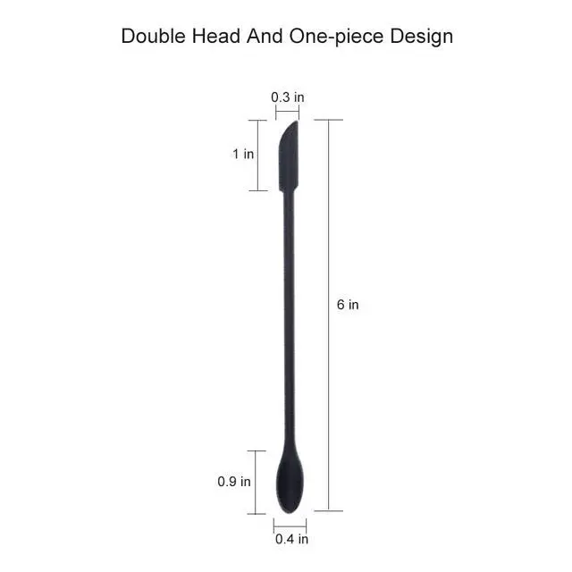Alt view image 4 of 7 - Mini Silicone Spatula Set Stretchable Makeup Spatulas Small Scooper and Spoon 2-in-1Tiny Spatula for Kitchen Bottle Beauty Jar, Adjustable Size and Reusable, 3Pcs