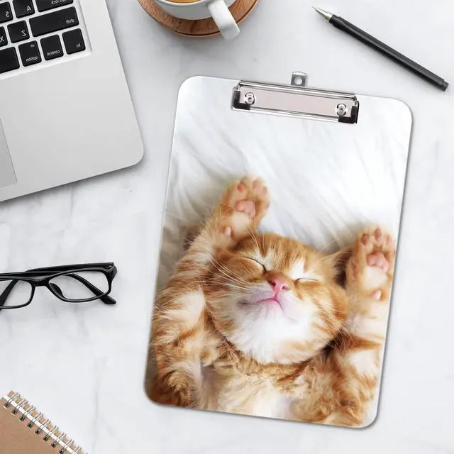 Alt view image 3 of 6 - Plastic Cute Clipboard, 8.5 x 11 Decorative Clip Board
