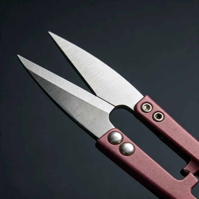 Alt view image 2 of 6 - Sewing Scissors Yarn Thread Cutter 4.1inch Mini Small Snips Trimming Nipper Made of High-Carbon Steel Thread DIY Supplies for Stitch Embroidery, Knitting, Crafts (1, Pink)