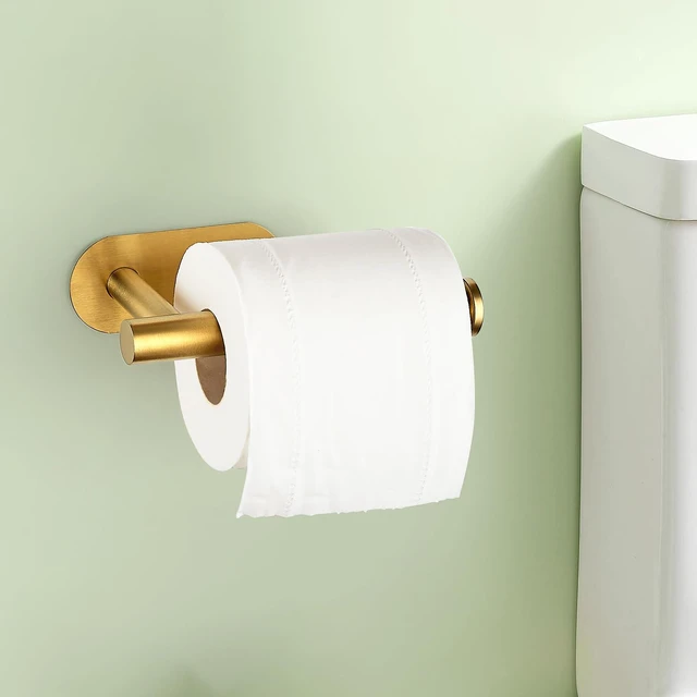 Alt view image 2 of 7 - Adhesive Toilet Roll Holder Stand,Toilet Paper Holder,1 Pack | SUS304 Stainless Steel, Rustproof Design, Easy Installation, No Drilling Tissue Holder,for Kitchen Bathroom Wall Mount