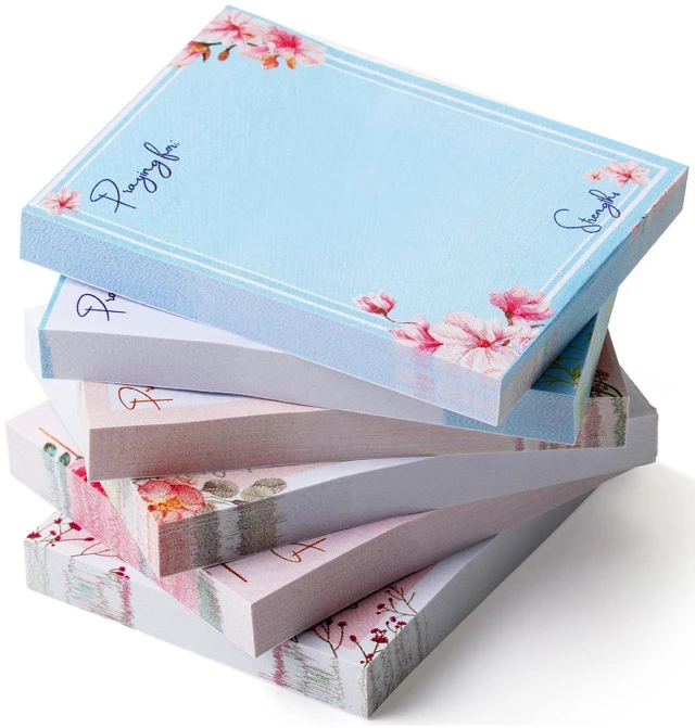 Main image of Small Floral Sticky Notes, 1.5x2, 6 Pads, 360 Sheets | Mini Sticky Notes, Self-Stick Note Pads, Perfect for Office, School, Home, Study & Organization