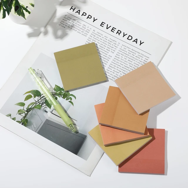 Alt view image 7 of 7 - Sticky Notes, 3"x3", 12 Pads, 600 Sheets, Autumn Earth | Sticky Notes Bulk, Self-Stick Note Pads, Perfect for Office, School, Home, Study & Organization