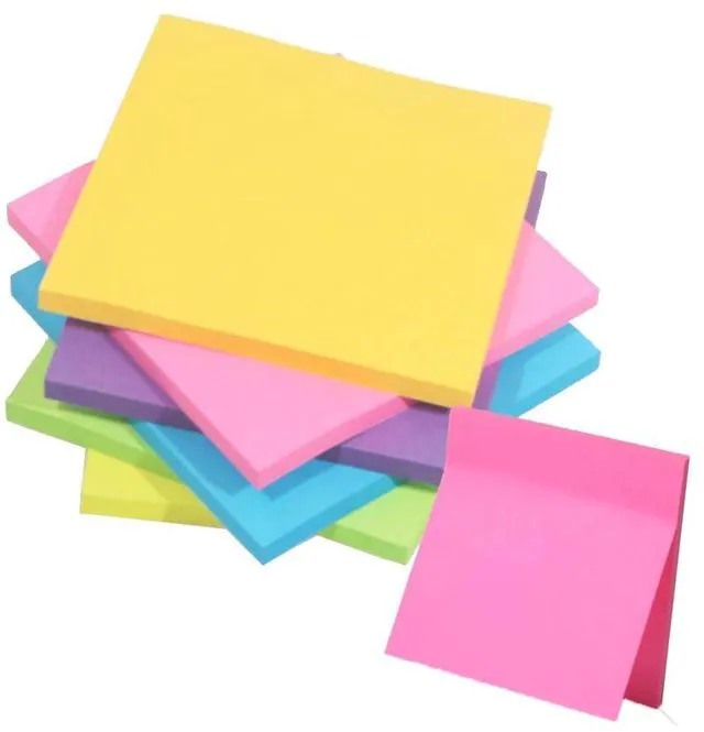 Main image of Sticky Notes 3x3 Inches,Self-Stick Note Pads,Sticky Notes tabs for Home, Office, School,Notebook (6)