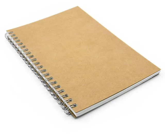 Alt view image 6 of 7 - Soft Cover Spiral Notebook Journal, Coofficer Blank Sketch Book Pad, Wirebound Memo Notepads Diary Notebook Planner with Unlined Paper, 100 Pages/ 50 Sheets, 7.5 "x 5.1" (Brown)
