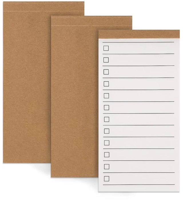Main image of 3 Pack Daily To Do List Notepad, 2.7x 5.3 Inch Pocket Notepad, Lined Paper for Wish List, Memo Pad, School Supplies, Grocery List, Meal Planning, Study Tasks - 50 Sheets per Pad