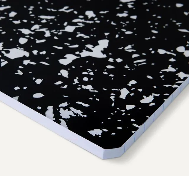 Alt view image 3 of 5 - Composition Notebook, Wide Ruled, 100 Sheets, 1 pack, Marble Black, 9.75" x 7.5" for School, Home, and Office Use