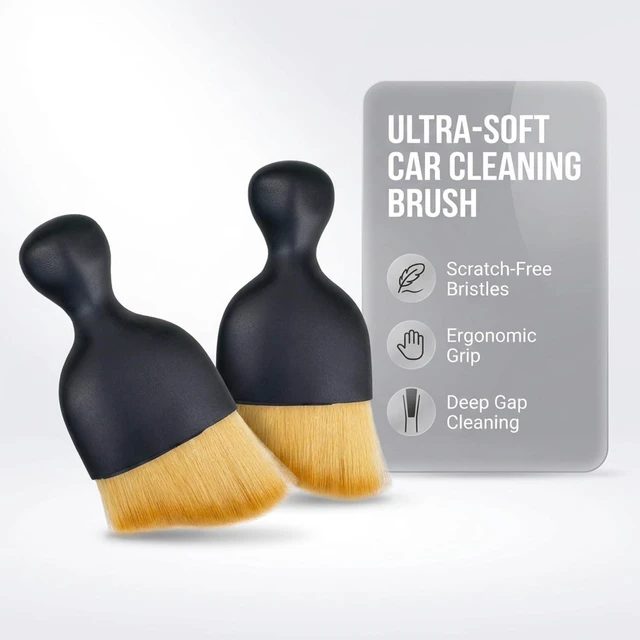 Alt view image 3 of 7 - 3 Pcs Exquisite Microfiber Duster Brushes, Car Detailing Brushes, Feather Duster, Efficient Dust Removal, Cleaning Tool Perfect for Computers, Keyboards, Car Interior, Photo Frames, Digital Devices