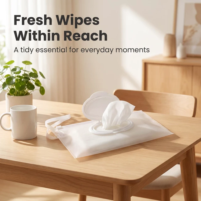 Alt view image 7 of 7 - Baby Wipe Case Travel Holder Keeps Wipes Moist Set of Wet Wipes Holders Travel Wipes Case Cases Portable Travel On The Go Refillable Dispenser Container Waterproof Wipe Container with Sealed Zippe