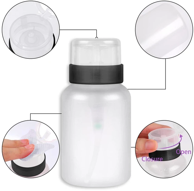 Alt view image 4 of 7 - 200pcs Nail Cotton Pads, 1 Pull-Off Pump-Style Bottle Suitable for Nail Care Wipes, Nail Cleaning Pads, Mascara Extension Glue Cleaning Wipes Care Product Sets (White)
