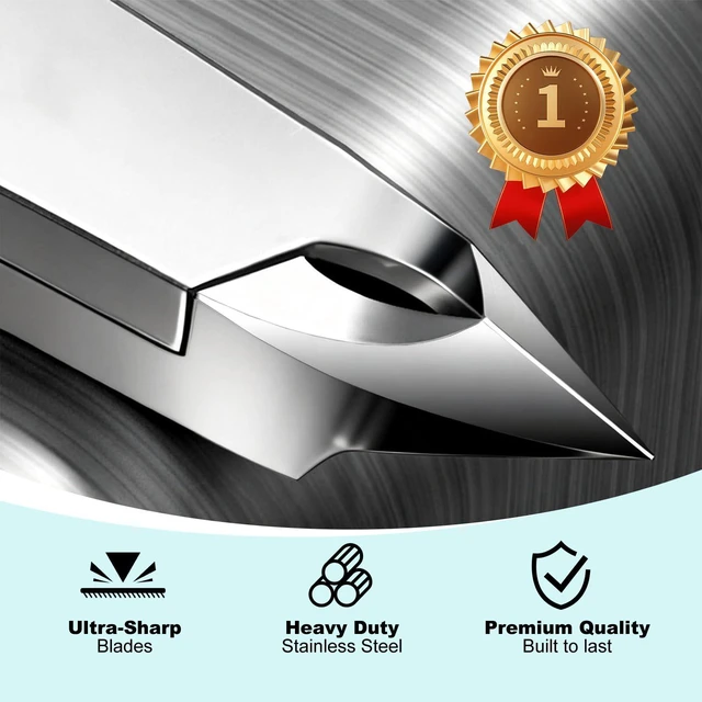 Alt view image 3 of 7 - 5 Pack Cuticle Trimmer Set with Pusher Cutter Clipper Remover Tool | Professional, Home Pedicure, Stainless Steel, Rustproof, Comfortable Handle, Durable for Years, Storage Case & Manual