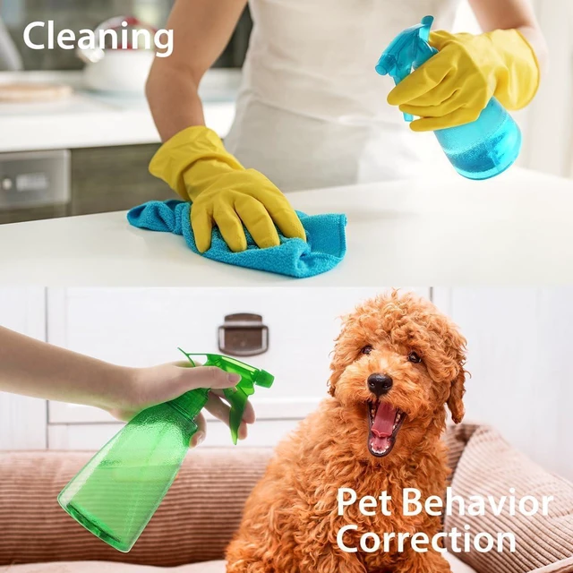 Alt view image 7 of 7 - Adjustable Spray Bottles for Cleaning Solutions - No Leak and Clo, Plants, Cleaning Solutions, BBQ. Plant Sprayer, Hair Mister, Squirt Bottles for Liquids - Food-Safe Pet, Vinegar