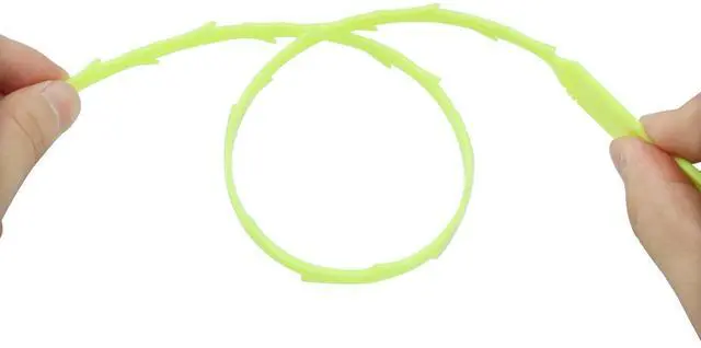 Alt view image 5 of 5 - 3 Pack 20 Inch Drain Clog Remover Snakes Green | Hair Cleaning Tool Effective Drain Snake Auger Tool for Sink, Shower, Bathtub, and Toilet