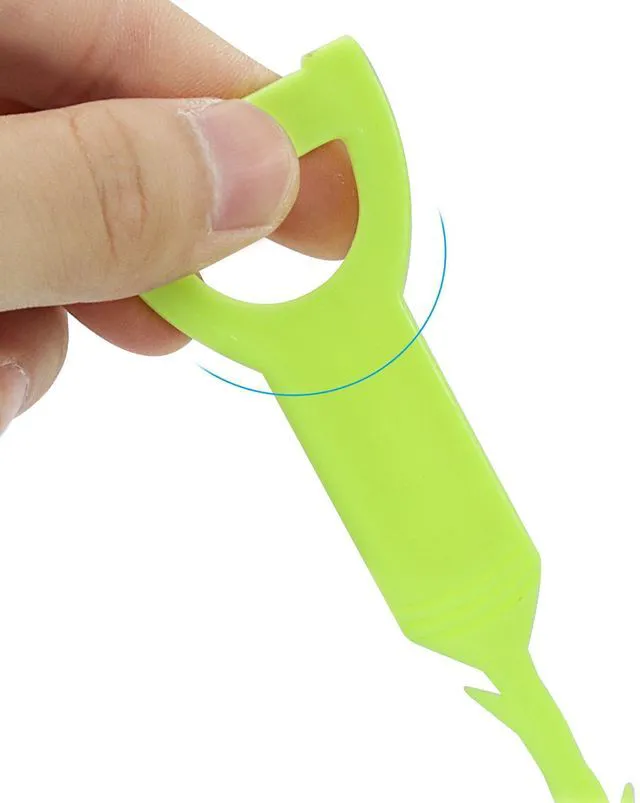 Alt view image 3 of 5 - 3 Pack 20 Inch Drain Clog Remover Snakes Green | Hair Cleaning Tool Effective Drain Snake Auger Tool for Sink, Shower, Bathtub, and Toilet