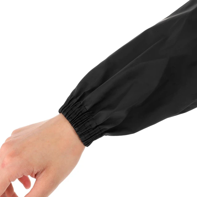 Alt view image 7 of 7 - 2 Pair Waterproof Arm Sleeves Covers, PU Oversleeves Cooking Garden Sleeve with Elastic Cuffs Forearm Sleeve Covers for Cleaning Pet Grooming Painting
