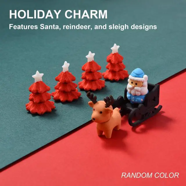 Alt view image 3 of 7 - 24Pcs Christmas Erasers for Kids Bulk, 3D Cute Santa Elk Erasers for Goodie Bags Stuffers Stocking Stuffers Holiday Gifts Classroom Rewards Party Favors