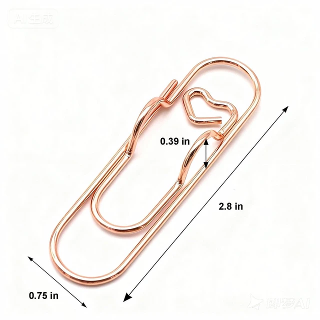 Alt view image 7 of 7 - Pen Holder Clip, 9 Pack Large PaperClips Oversized Pen Clips for Notebook, Colorful Metal Pencil Holder
