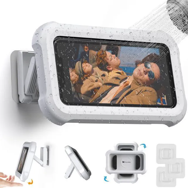 Alt view image 3 of 4 - Waterproof Phone Holder's Adhesive Hook(3 Packs)