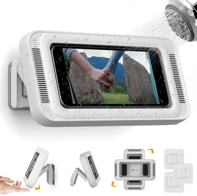 Alt view image 4 of 4 - Waterproof Phone Holder's Adhesive Hook(3 Packs)