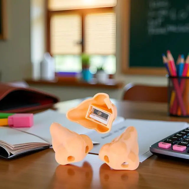 Alt view image 6 of 7 - Mini Pencils Sharpener, Funny Nose Pencils Sharpeners,Birthday Party Supplies,Funny Pencil Sharpeners,Nose Pencil Sharpener Office Supplies