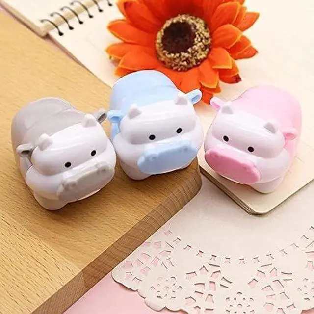 Alt view image 3 of 7 - 1Pc Cute Cattle Design Sharpener Cow Ox Kawaii Pencils Sharpeners Girls Gifts Stationery Office Supplies Nice Design Deft Processed Pencil Sharpeners (Random Color