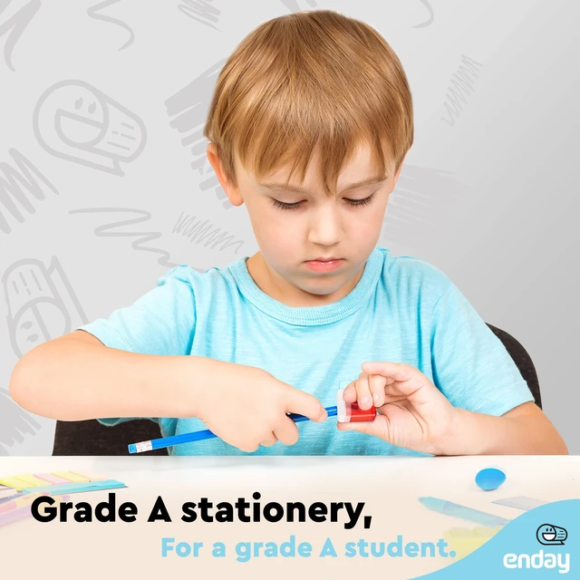 Alt view image 6 of 7 - Pencil Sharpener Dual Hole Manual Red, Jumbo Crayon Sharpener with Cover and Bin, Handheld Color Pencil Sharpeners for Large & Standard Pencils, Also Available in Blue, Green, Purple, 1 Pc By Enday