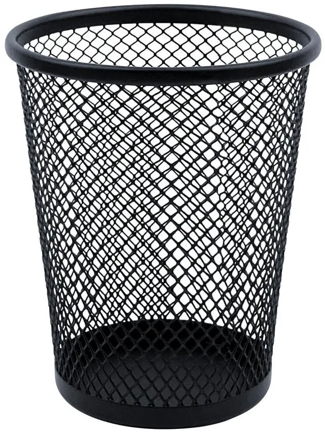 Main image of Desk Pencil Pen Holder, Wire Mesh Pen Cup Holder for Desk Organizer and Office Desk Accessories (1 Pack)