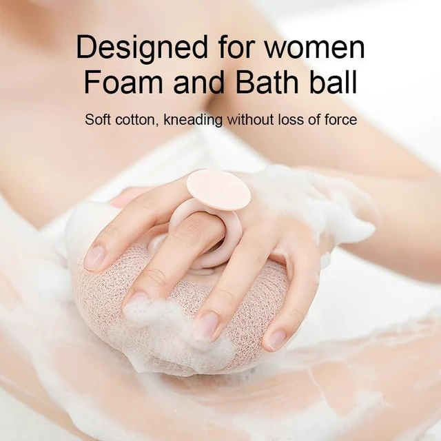 Alt view image 4 of 7 - Bath Sponge, Suction Cup Bath Ball Body Scrubber, 2026 Upgraded 2-in-1 Sunflower Ball Exfoliating Bath Sponge Cleaning Brush, Mesh Shower Body Sponge Accessories for Women, Men Shower (3 Color)