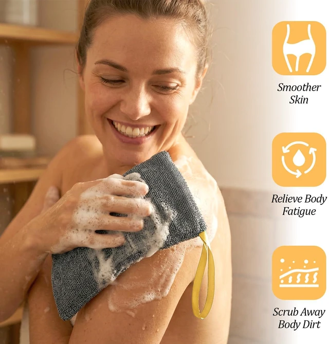 Alt view image 3 of 7 - 4 Pack Soap Pocket Deep Exfoliating Soap Bar Saver Pouch | Body Scrubber Loofah, Rough Sponge, Nylon Mesh, Leftover Bits, Foam Lather Bag, for Women Men, Bath Shower