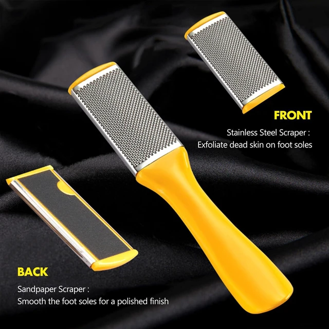 Alt view image 6 of 7 - 4 Pcs Pedicure Foot Files Callus Remover with Double Sided Feet Rasp for Dead Skin - Professional Foot Care Tools to Removes Hard Skin Corns for Dry and Wet Feet